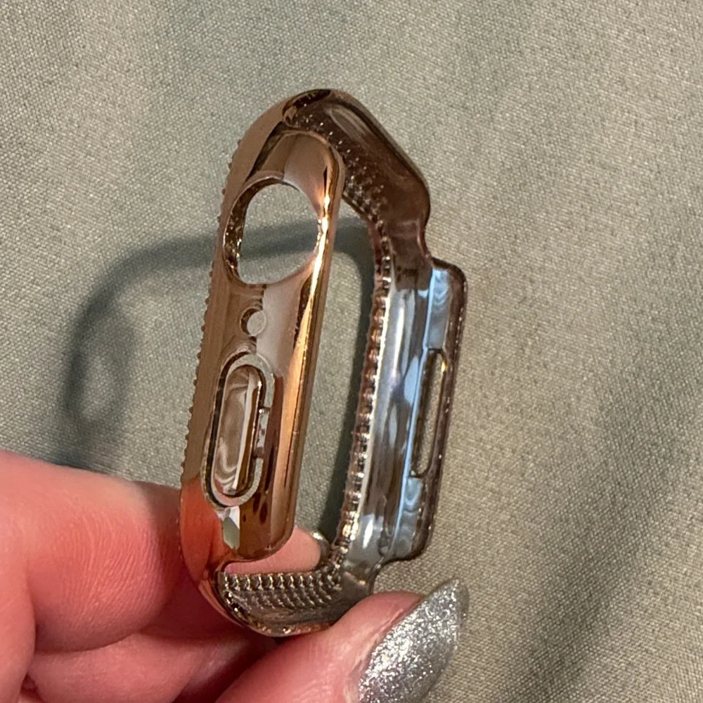 Brown Rhinestone Phone Case